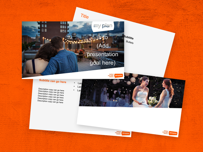 Aeroplan Power Point corporate templates